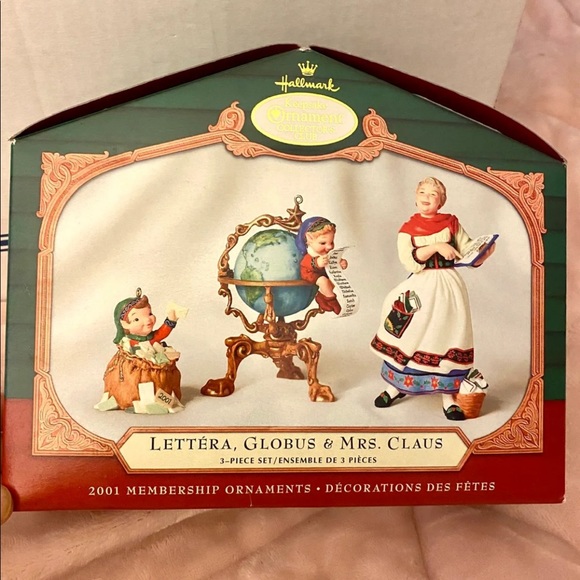 VINTAGE 3pc HALLMARK KEEPSAKE CHRISTMAS ORNAMENTS - Picture 10 of 11